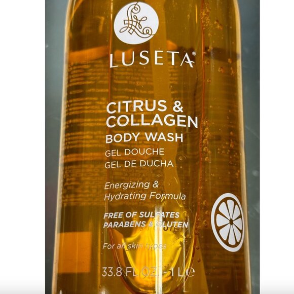 NWT Luseta Citrus & Collagen Energizing Hydrating Body Wash 33.8 fl oz - Picture 6 of 12